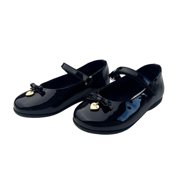 DOLCE &amp; GABBANA PATENT MARY JANE SHOES – BLACK – SIZE 23