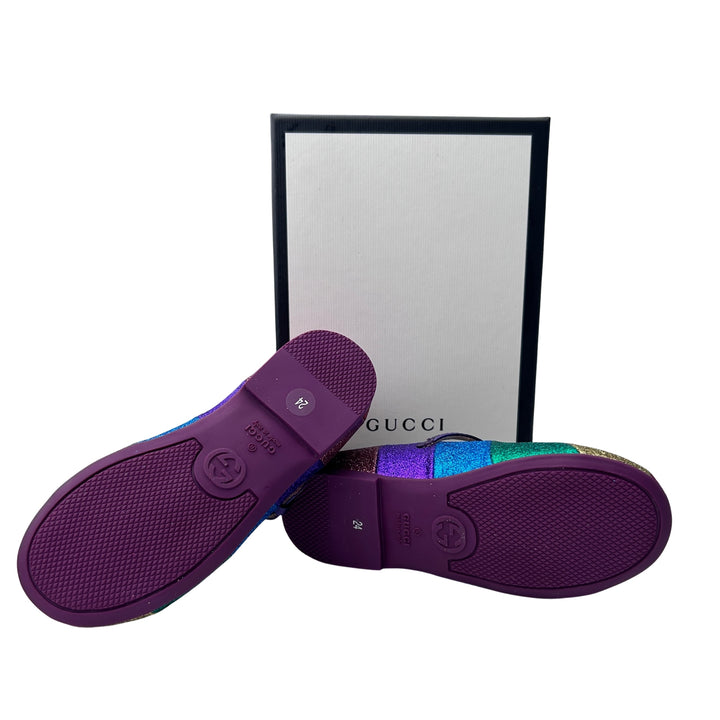 GUCCI RAINBOW GLITTER SHOES – MULTICOLOUR – SIZE 24