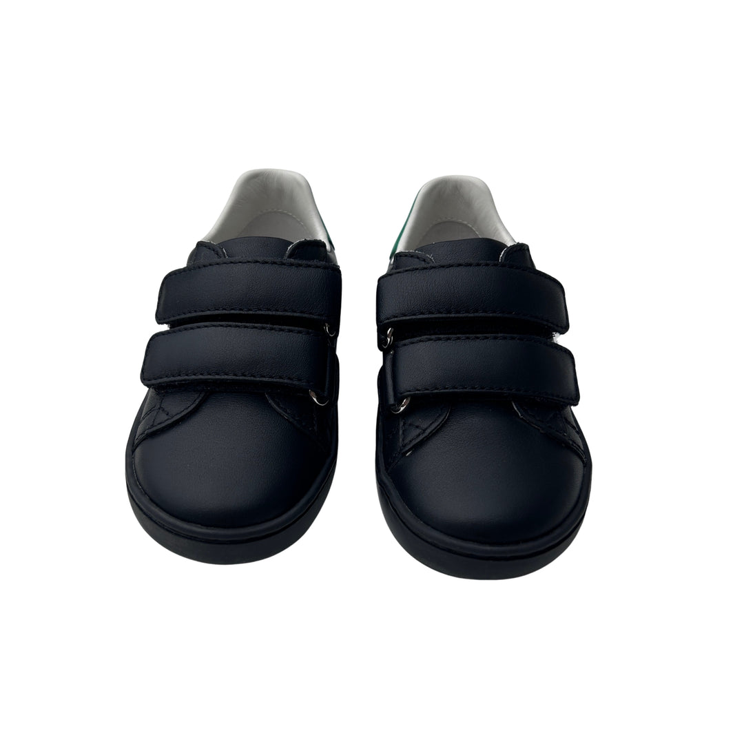 GUCCI LOGO TRAINERS – BLACK – SIZE 21