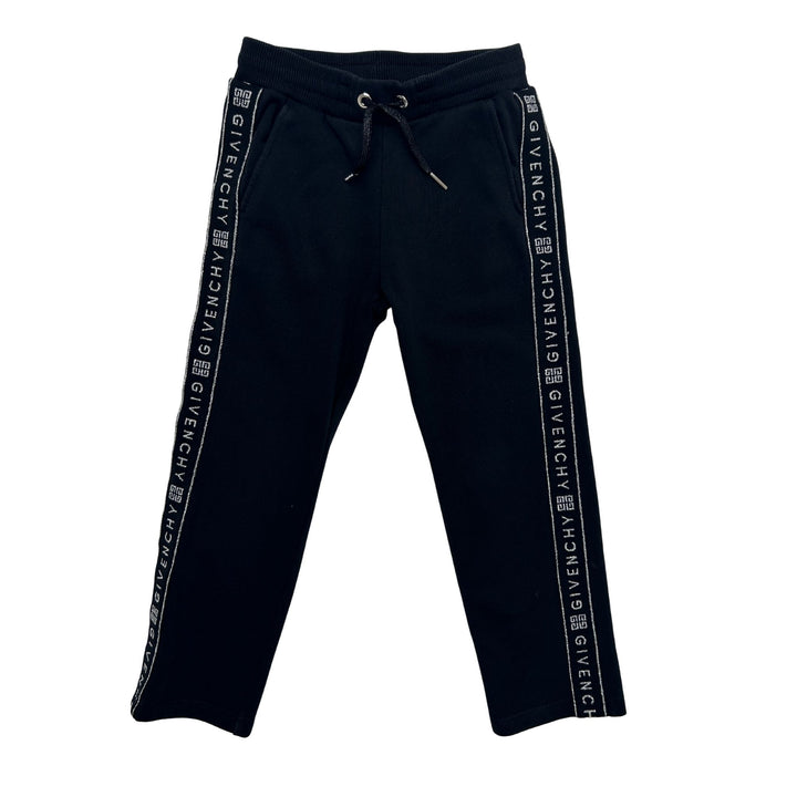 GIVENCHY GLITTER LOGO TAPE TRACKSUIT – BLACK – 5 YEARS