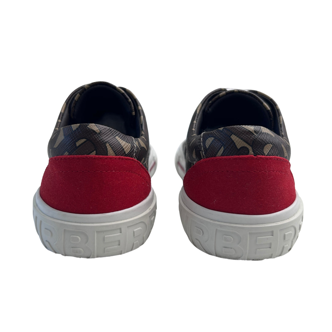 BURBERRY TB MONOGRAM TRAINERS – BROWN – SIZE 30