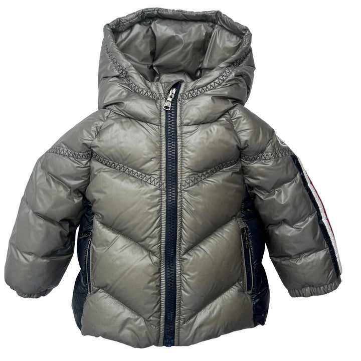 MONCLER CYPRIEN DOWN JACKET – GREY – 9–12 MONTHS
