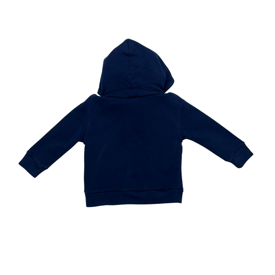 GUCCI LOGO HOODIE - NAVY - 9-12 MONTHS