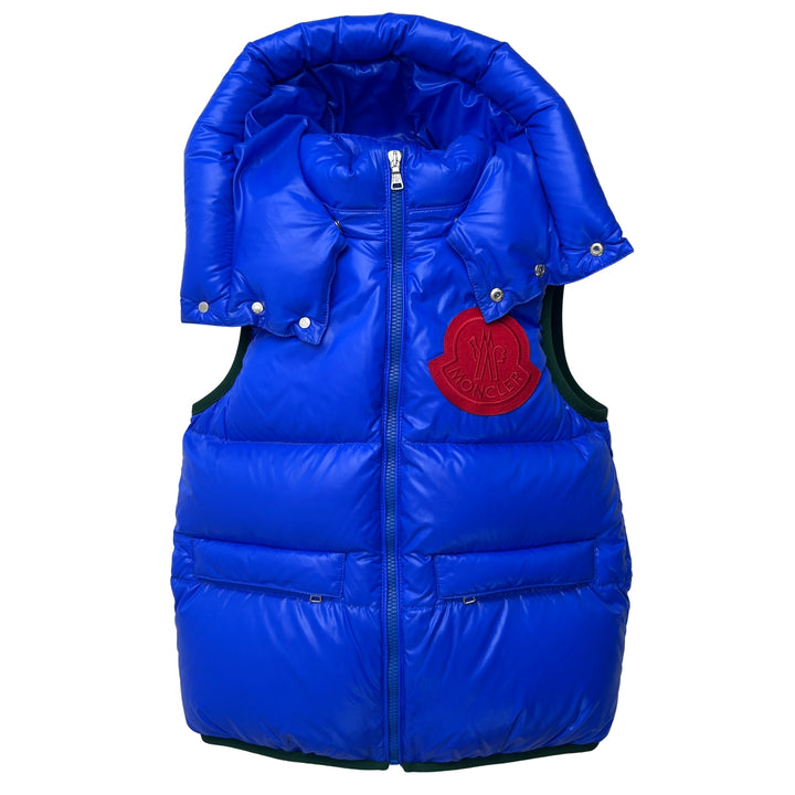MONCLER LORENT DOWN GILET – BLUE – AGE 10 YEARS