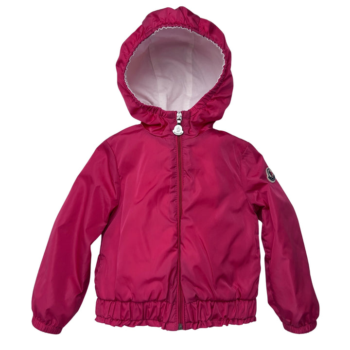MONCLER POEMA HOODED JACKET – PINK – 18-24 MONTHS