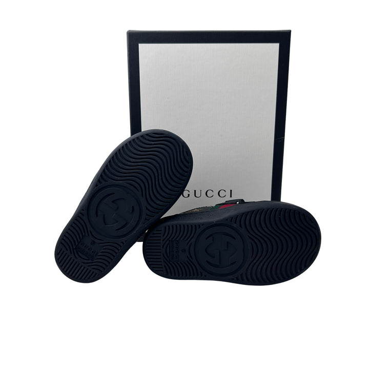 GUCCI BEE TRAINERS – BLACK – SIZE 20