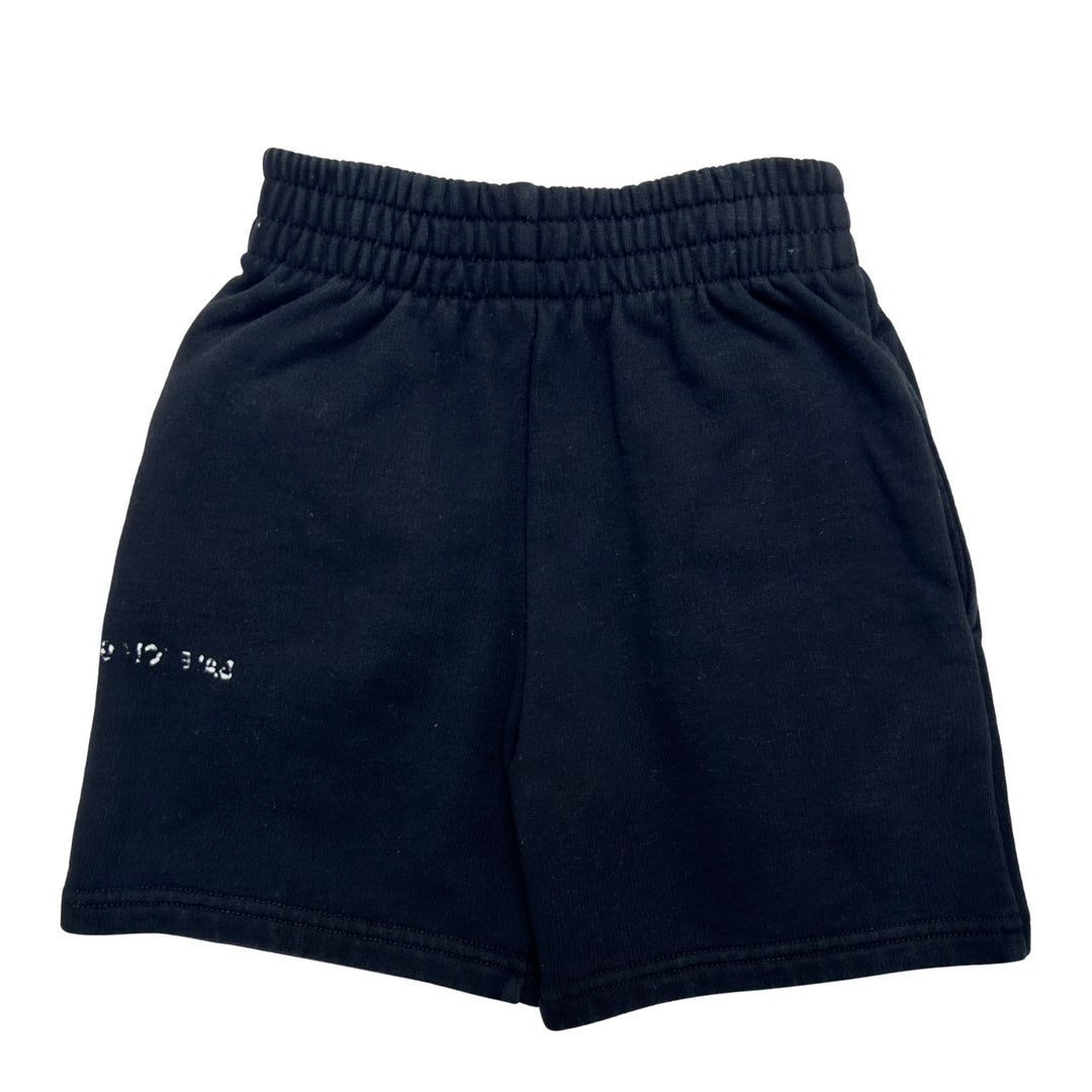 BALENCIAGA LOGO SHORTS – BLACK – 4 YEARS