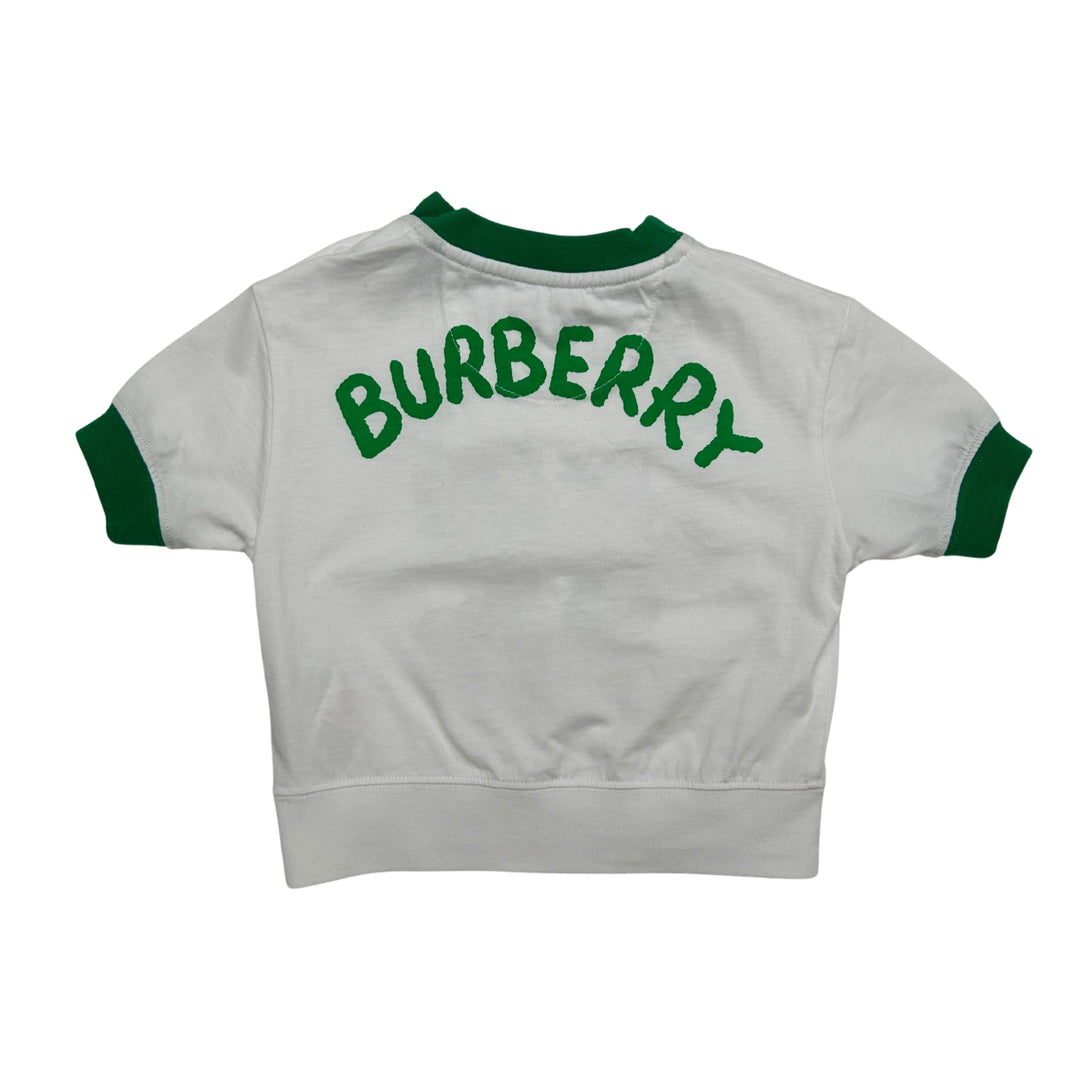 BURBERRY GRAPHIC T-SHIRT – WHITE – 6 MONTHS