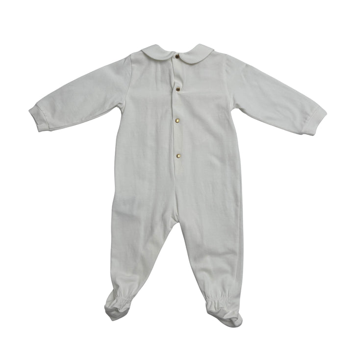 VERSACE MEDUSA EMBLEM BABYGROW – WHITE – AGE 6–9 MONTHS