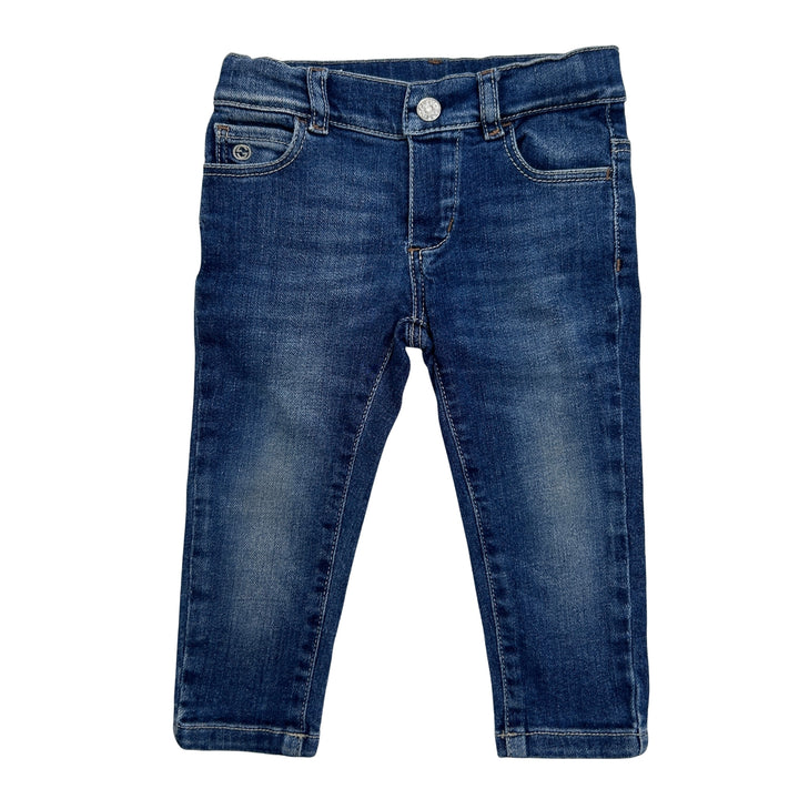 GUCCI DENIM JEANS – BLUE – 9–12 MONTHS