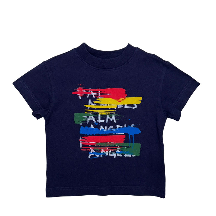 PALM ANGELS PAINT LOGO T-SHIRT – NAVY – 4 YEARS