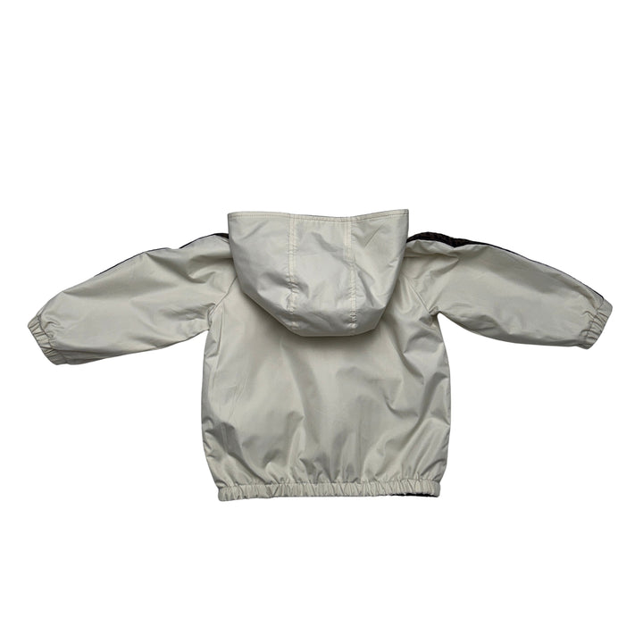 FENDI Reversible FF Logo Jacket Hooded – Brown/Cream – 24 Months