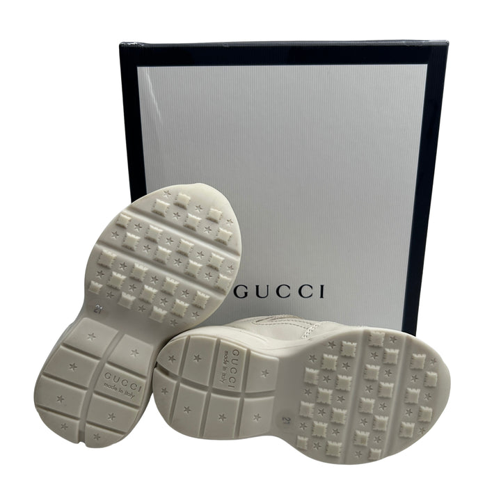 GUCCI GG APPLE TRAINERS – CREAM – SIZE 21