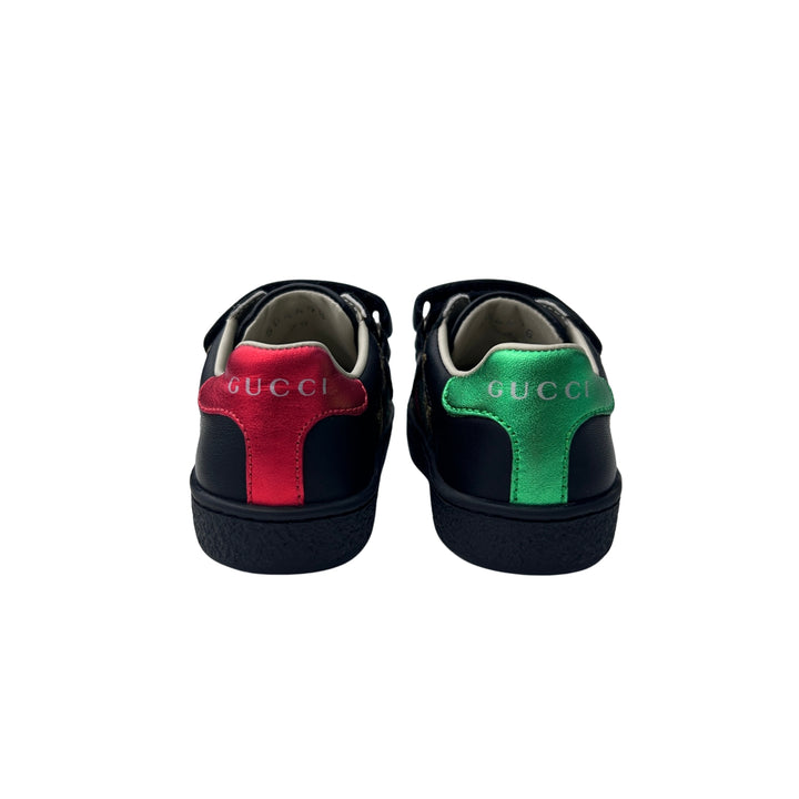 GUCCI BEE TRAINERS – BLACK – SIZE 20