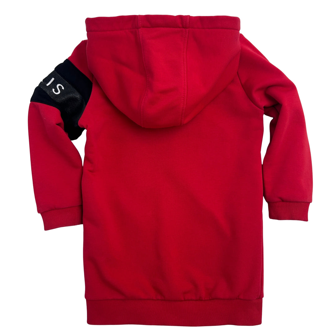 GIVENCHY LOGO HOODIE DRESS – RED – AGE 6 YEARS