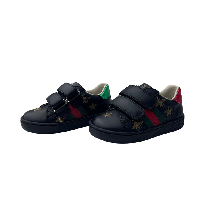 GUCCI BEE TRAINERS – BLACK – SIZE 20