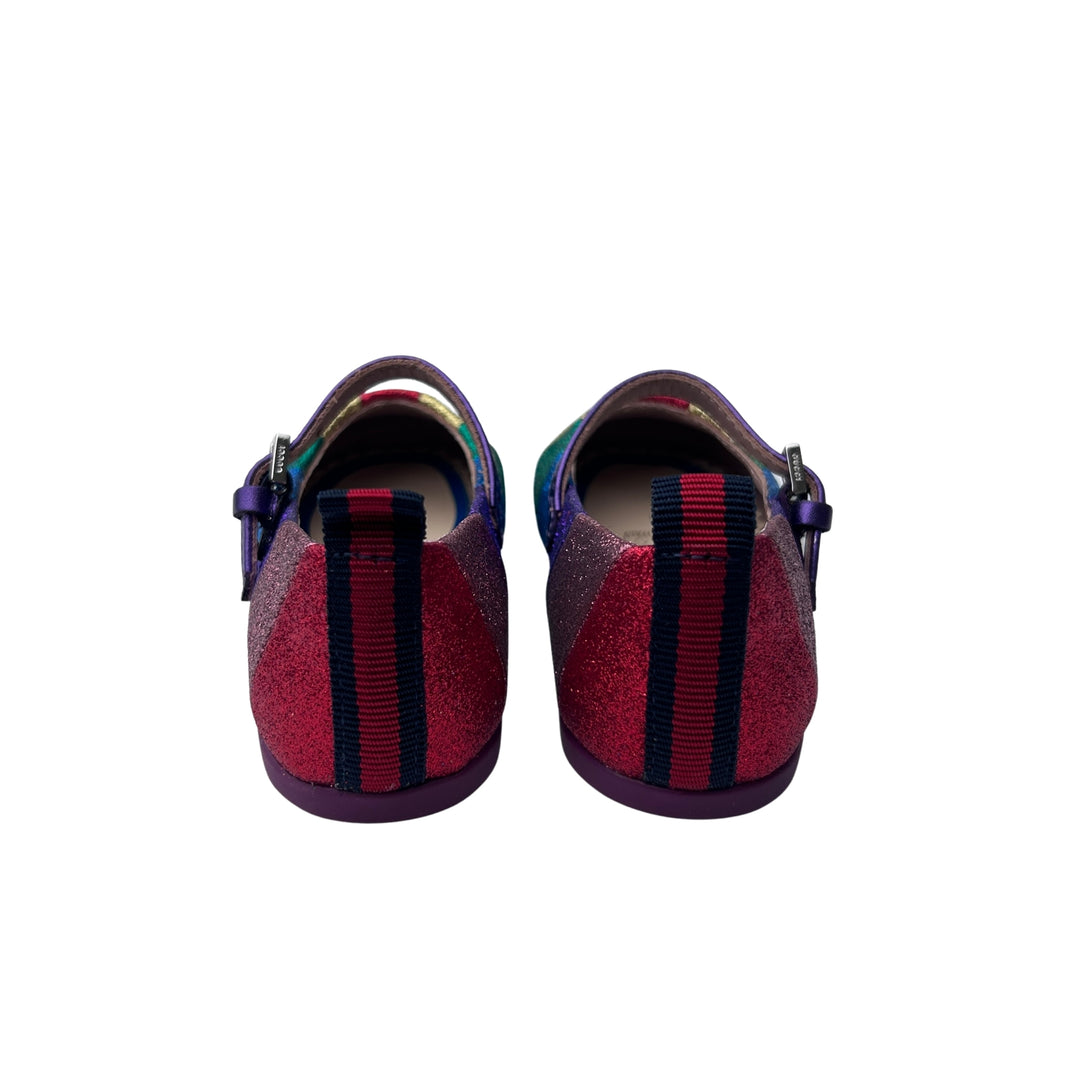 GUCCI RAINBOW GLITTER SHOES – MULTICOLOUR – SIZE 21