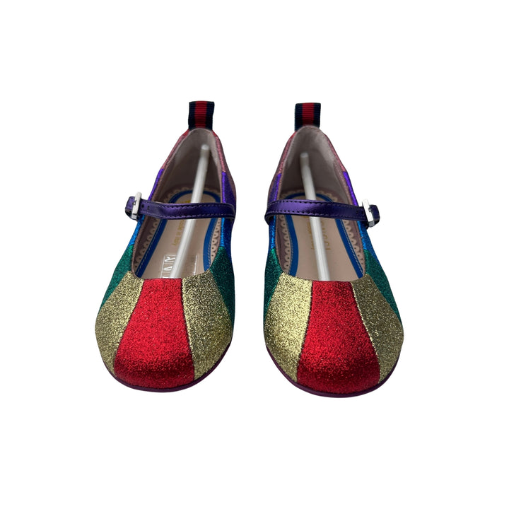 GUCCI RAINBOW GLITTER SHOES – MULTICOLOUR – SIZE 24
