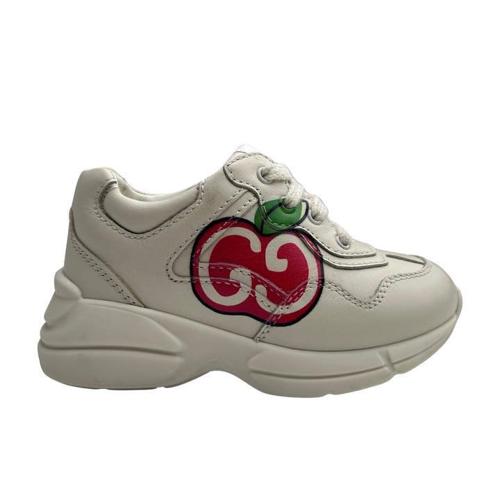 GUCCI GG APPLE TRAINERS – CREAM – SIZE 21
