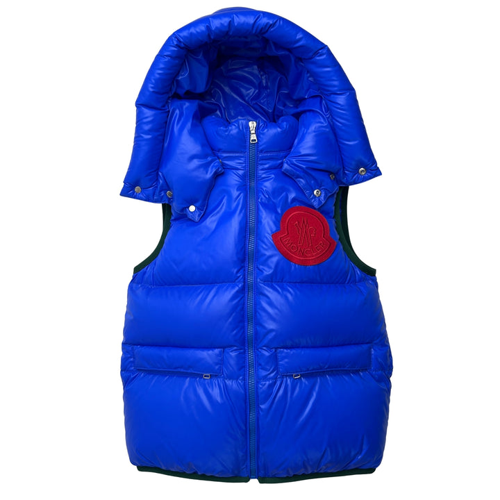 MONCLER LORENT DOWN GILET – BLUE – AGE 10 YEARS