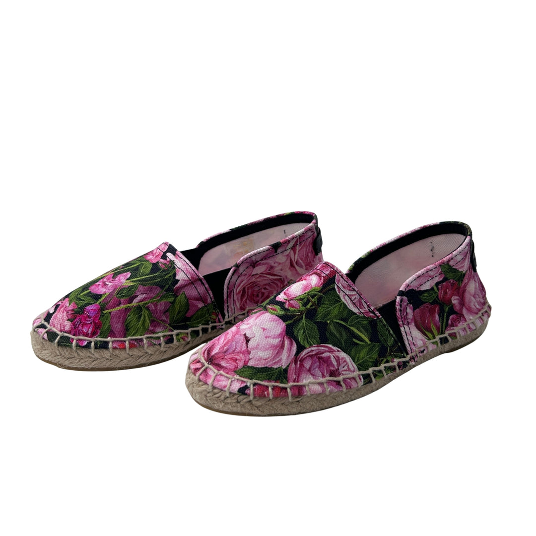DOLCE &amp; GABBANA FLORAL ESPADRILLES – MULTI – SIZE 30
