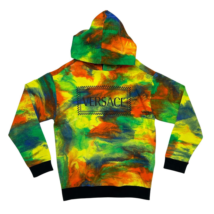 VERSACE LOGO PRINT HOODIE – MULTICOLOUR – 12 YEARS