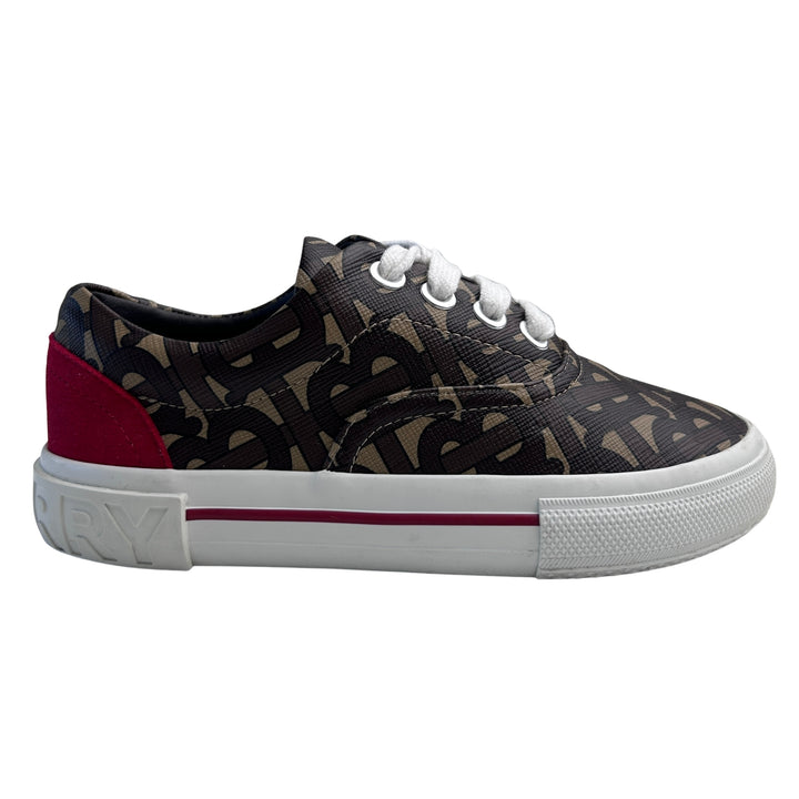 BURBERRY TB MONOGRAM TRAINERS – BROWN – SIZE 30