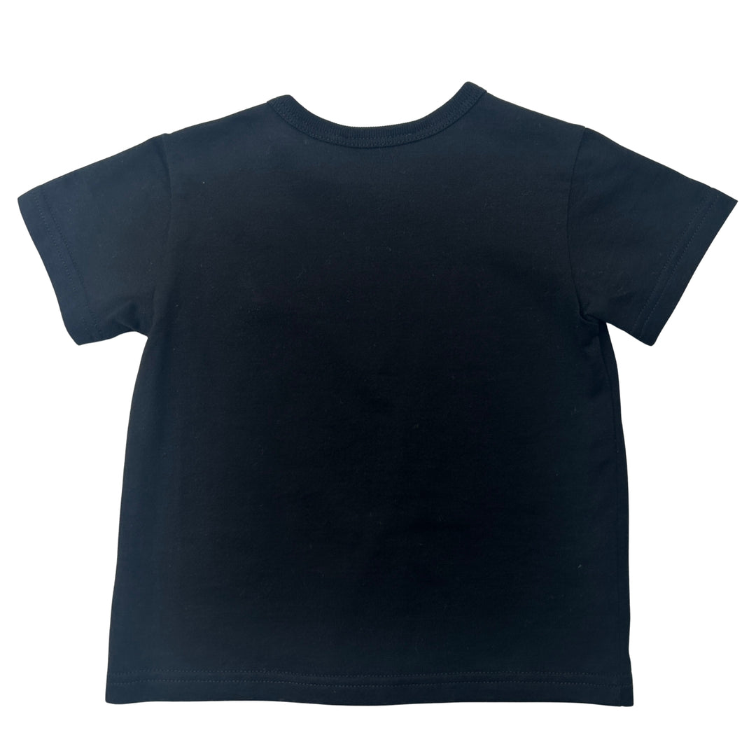 DOLCE &amp; GABBANA LOGO PLAQUE T-SHIRT – BLACK – 9-12 MONTHS