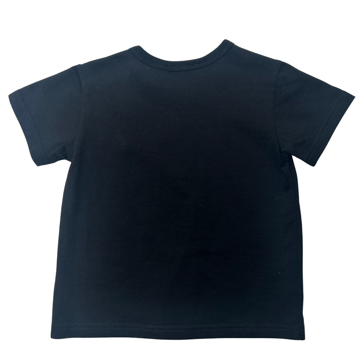 DOLCE &amp; GABBANA LOGO PLAQUE T-SHIRT – BLACK – 9-12 MONTHS