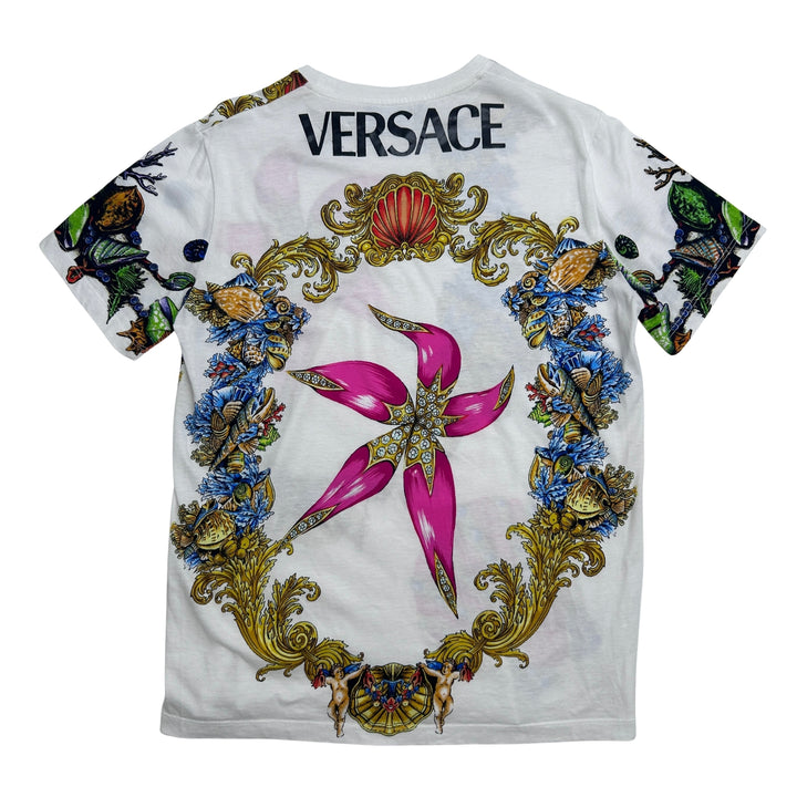 VERSACE BAROQUE PRINT T-SHIRT – WHITE – 14 YEARS
