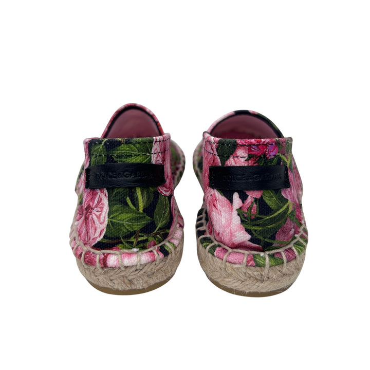 DOLCE &amp; GABBANA FLORAL ESPADRILLES – MULTI – SIZE 30