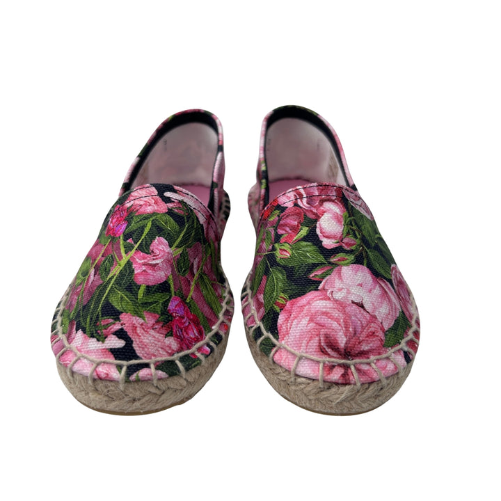 DOLCE &amp; GABBANA FLORAL ESPADRILLES – MULTI – SIZE 30