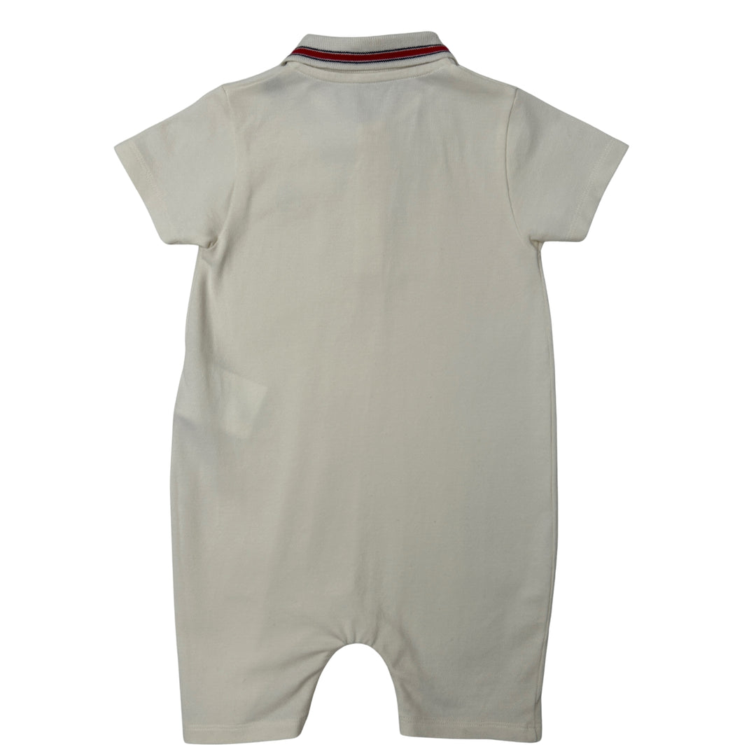 MONCLER POLO ROMPER – CREAM – 18-24 MONTHS