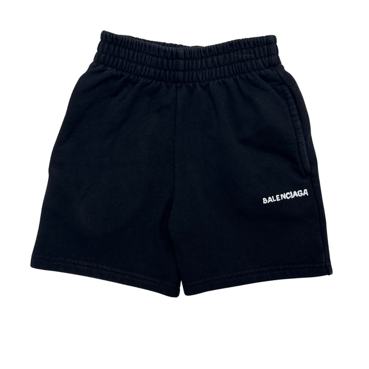 BALENCIAGA LOGO SHORTS – BLACK – 4 YEARS