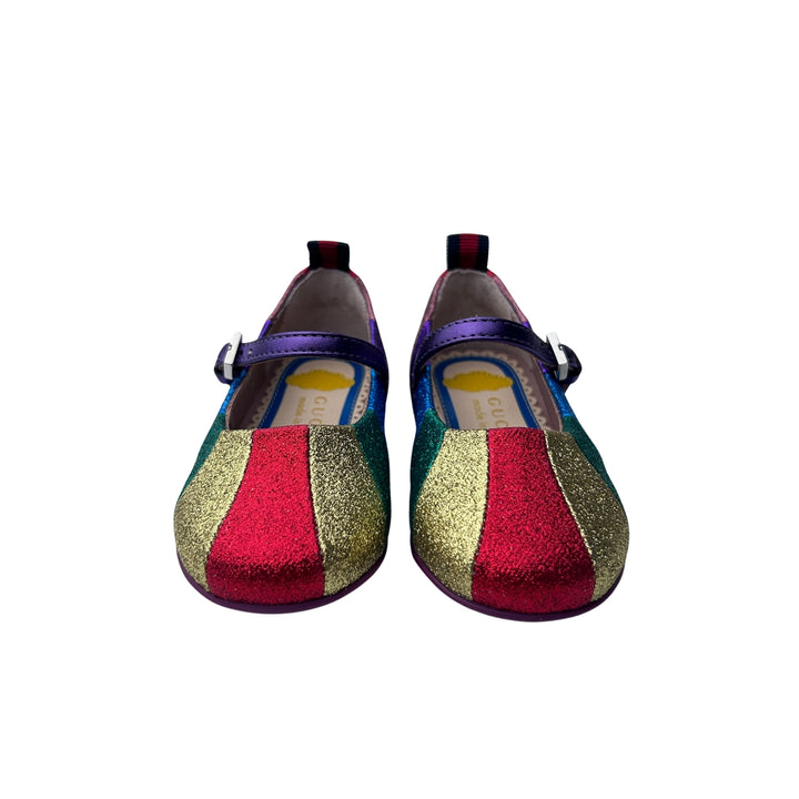 GUCCI RAINBOW GLITTER SHOES – MULTICOLOUR – SIZE 21