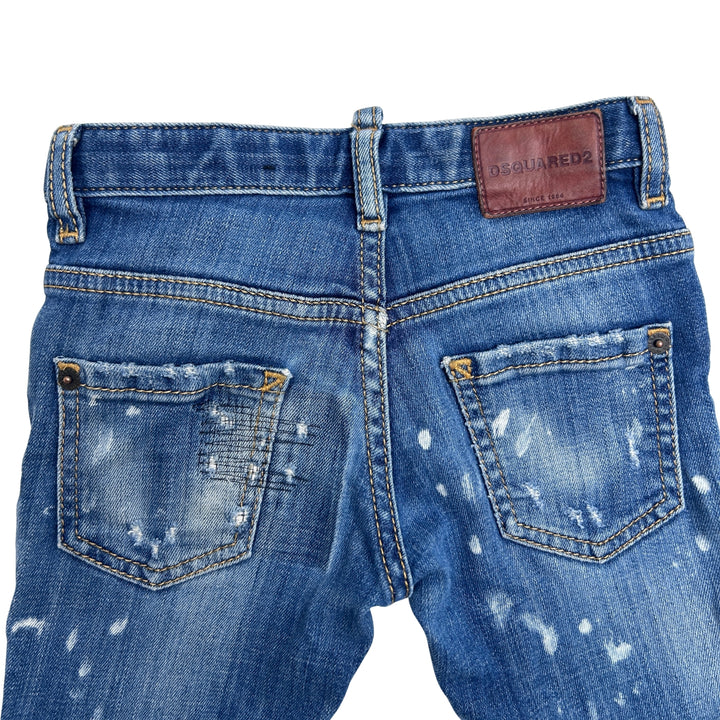 DSQUARED2 DISTRESSED DENIM JEANS – BLUE – 4 YEARS