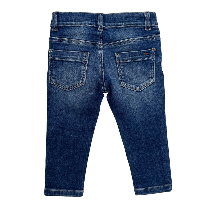 GUCCI DENIM JEANS – BLUE – 9–12 MONTHS