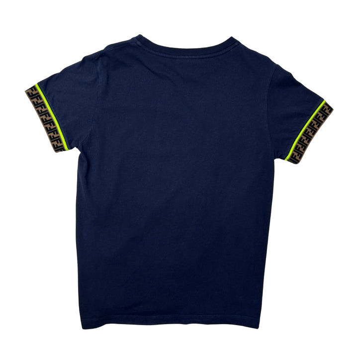 FENDI FF TRIM T-SHIRT – NAVY – 12 YEARS