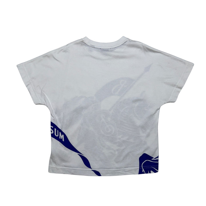 Burberry Knight Print T-Shirt – White – 8 Years