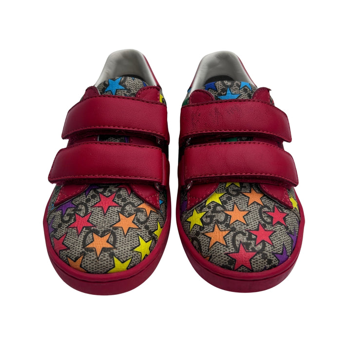 GUCCI GG SUPREME STAR VELCRO TRAINERS – BEIGE – SIZE 24