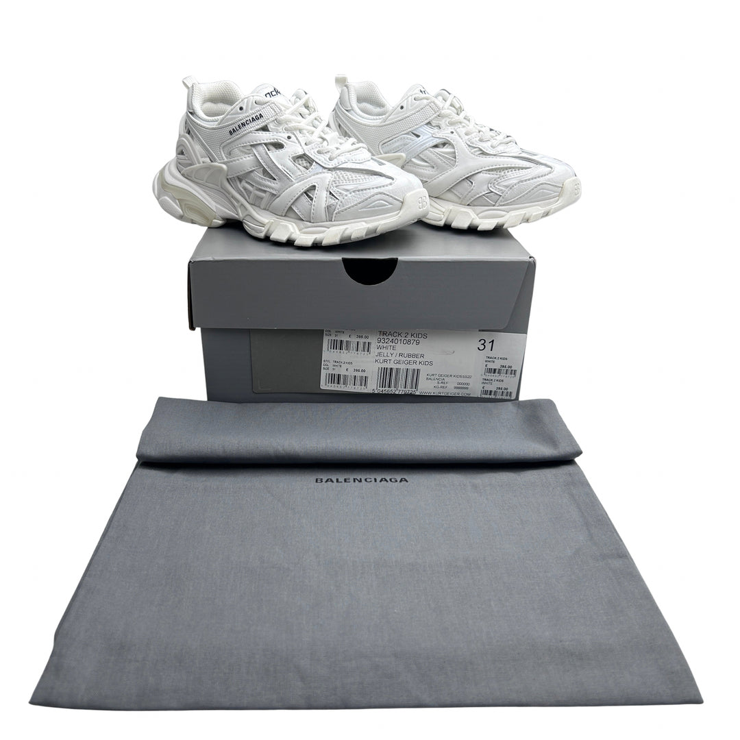 BALENCIAGA TRACK TRAINERS – WHITE – SIZE 31