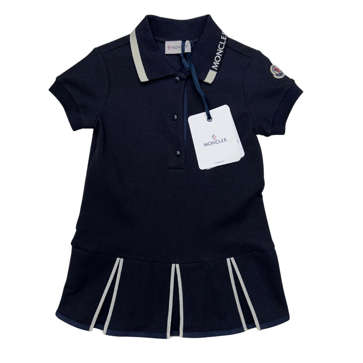 MONCLER POLO DRESS – NAVY – 4 YEARS
