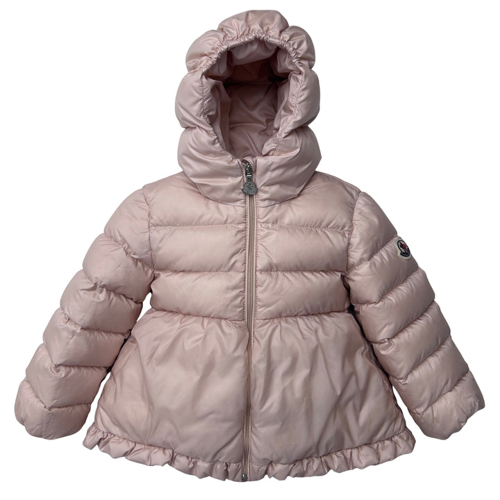 MONCLER ODILE DOWN JACKET – PINK – AGE 18–24 MONTHS