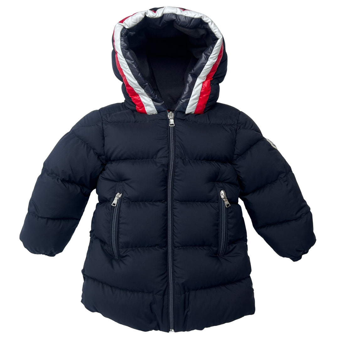 MONCLER FALZEM DOWN JACKET – NAVY – 18-24 MONTHS