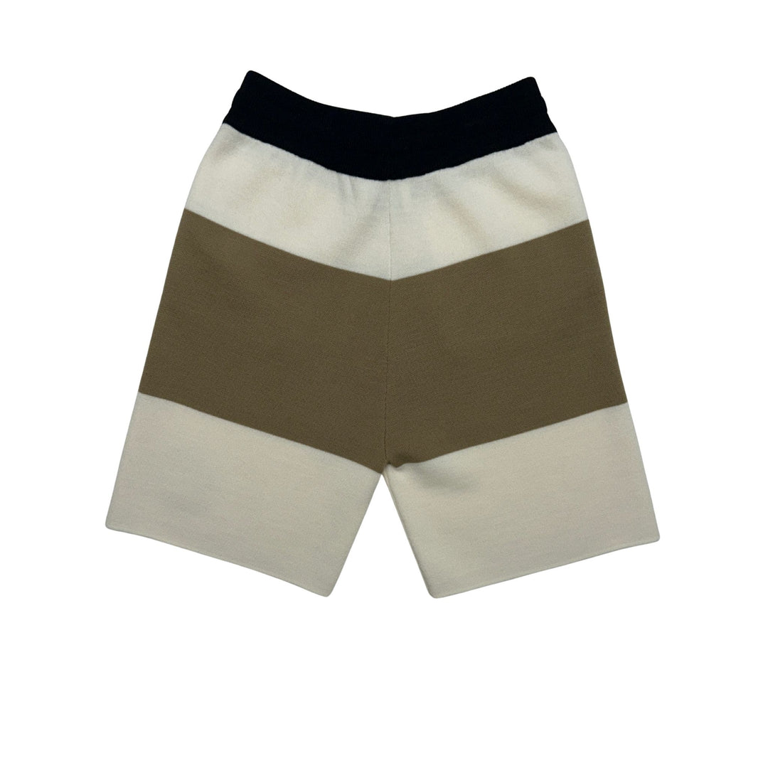 BURBERRY KNIT LOGO SHORTS – BEIGE – 6 YEARS