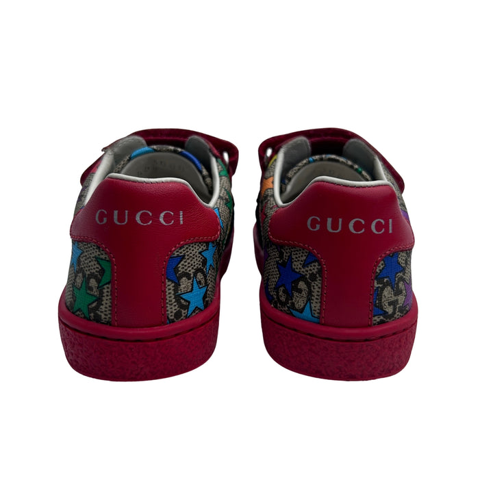 GUCCI GG SUPREME STAR VELCRO TRAINERS – BEIGE – SIZE 24