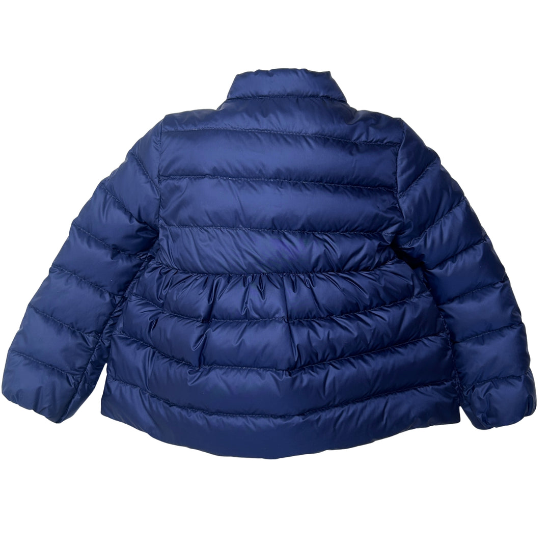 MONCLER JOELLE DOWN JACKET – NAVY – AGE 12–18 MONTHS