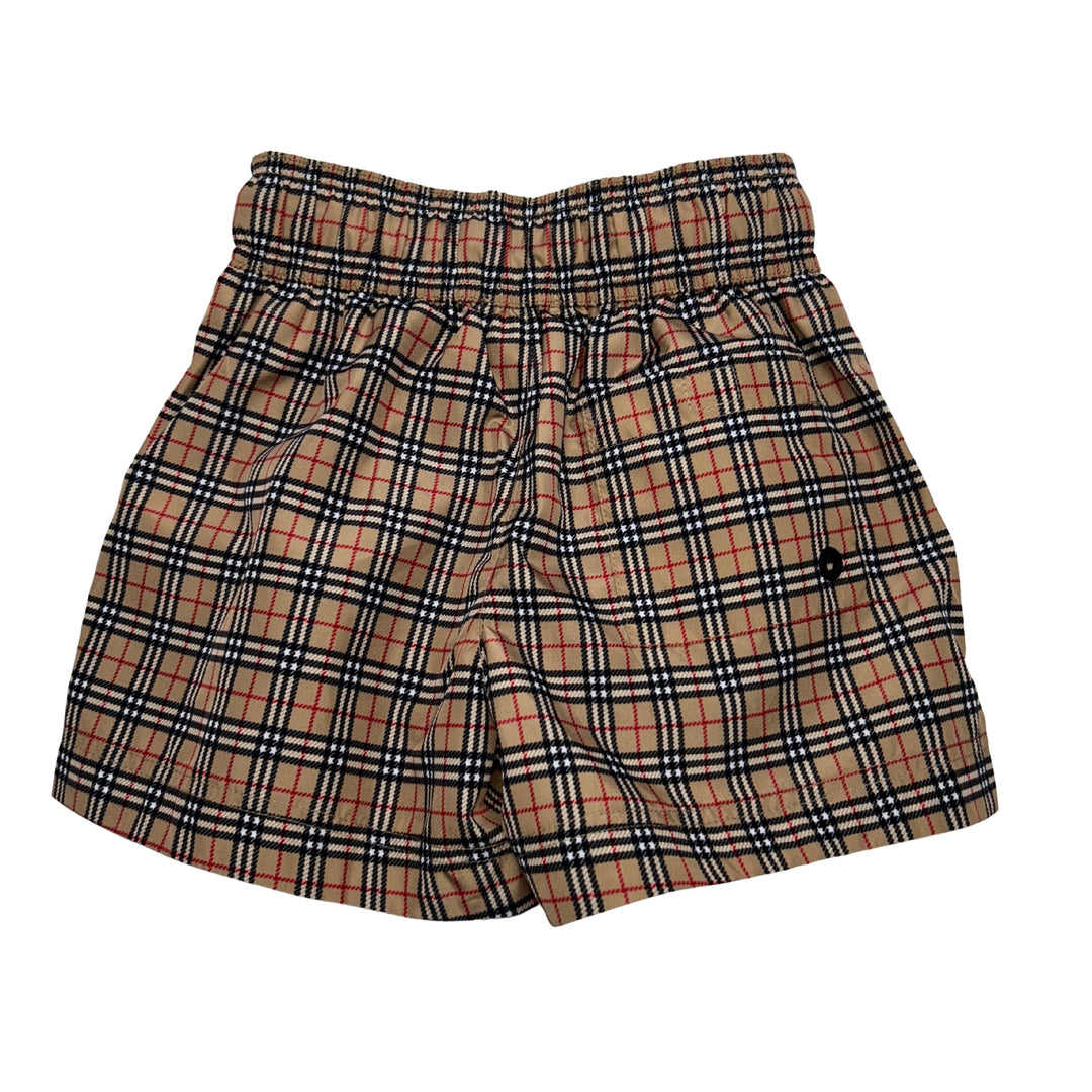 BURBERRY VINTAGE CHECK SWIM SHORTS – ARCHIVE BEIGE – AGE 3 YEARS