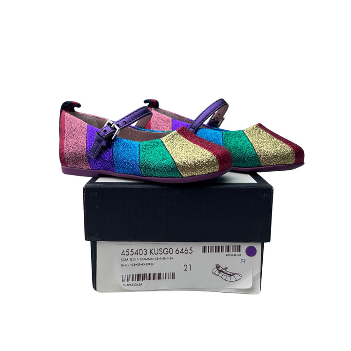 GUCCI RAINBOW GLITTER SHOES – MULTICOLOUR – SIZE 21