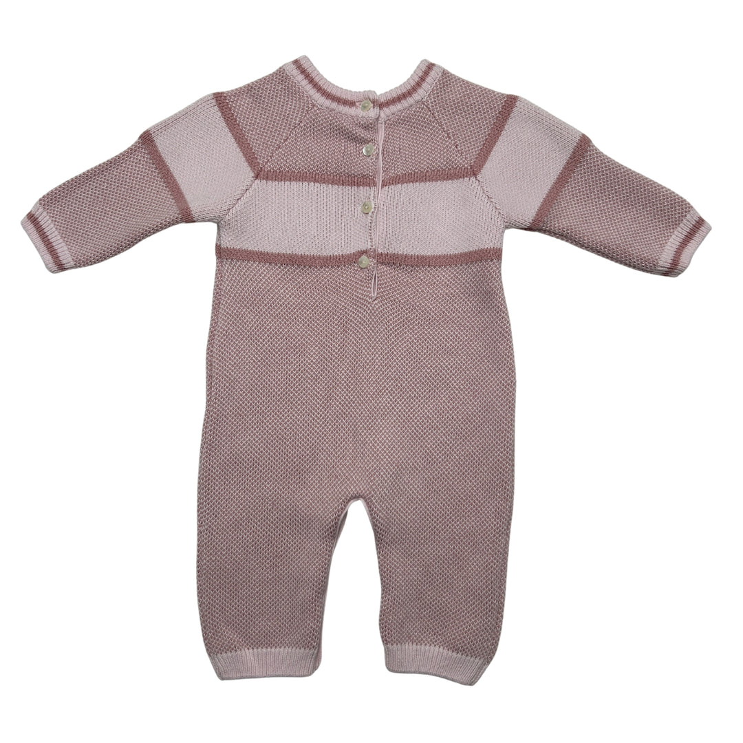 FENDI KNITTED LOGO ALL-IN-ONE – PINK – 3 MONTHS
